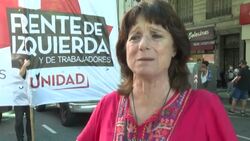 VOICED : Miles de izquierdistas marchan en Argentina contra acuerdo con FMI News Clip