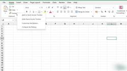 Microsoft Excel 2021365 - Beginner to Advanced - Understanding Ribbons, Tabs, and Menus Instructional Video