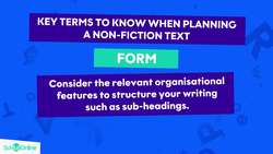 GCSE Secondary English Age 13-17 - Writing: Planning Non-Fiction Writing Part 1 - Explained Instructional Video