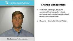 Change Management Instructional Video