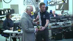 UK: Prince Charles visits the UK Atomic Energy Authority News Clip