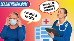 How to book a doctors appointment in French! FAST dialogue to improve your French listening skills Instructional Video