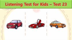 Listening Test 23 Instructional Video