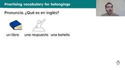 Ask about belongings: intonation questions 'tengo', 'tienes', 'tiene' Instructional Video