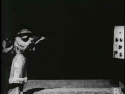 Annie Oakley Shooting a Rifle (1895) Instructional Video