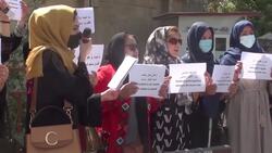 Afghan women brave Kabul streets to demand rights News Clip