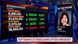 Chip Designer Arm's 25% Debut Gain Delivers Win for Owner SoftBank News Clip