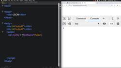 HTML CSS and JavaScript for Beginners - A Web Design Course - Solution: Output JSON to HTML Instructional Video