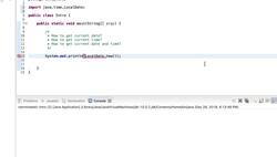 Core Java Programming Course- Local Date and Time Instructional Video