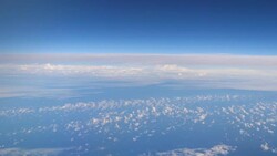 Flight above the clouds in 4k Stock Footage