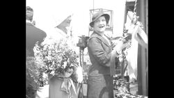 1932 launch and christening of SS Santa Paula in New Jersey News Clip