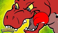 T-Rex Tiranossauro persegue o Triceratops (Dinostory Episódio 7) Instructional Video