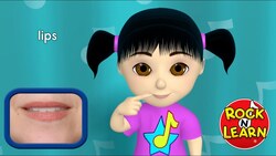 Learn English: Parts of the Head and Face Instructional Video