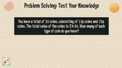 Problem Solving: Test Your Knowledge Instructional Video