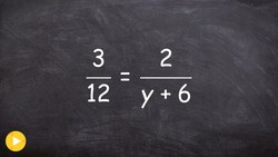 Solving a proportion using distributive property Instructional Video