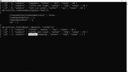 MongoDB Mastering MongoDB for Beginners (Theory and Projects) - $text Operator Instructional Video