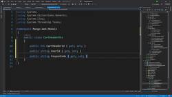 .NET Core Microservices - Create models for Shopping Cart API Instructional Video