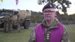 British Army Chaplain speaks on the anniversary of Ukraine invasion News Clip
