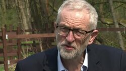 Jeremy Corbyn visiting youth activity centre News Clip