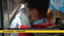 Canadian athletes, coaches, journalists arrive in Beijing for Olympics News Clip