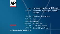 Eurotunnel preparing for no deal scenario Instructional Video