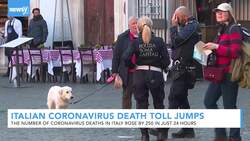 Italian Coronavirus Death Toll Jumps As Officials Tighten Restrictions News Clip
