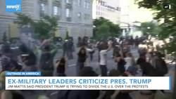 Mattis And Other Former Military Leaders Criticize Trump News Clip