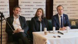 'Onward' think tank press conference News Clip