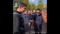 Activist detained after protesting at pro-police rally in Paris News Clip