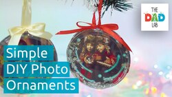 DIY Photo Ornaments for Christmas Instructional Video