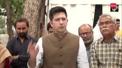 On Cam: Raghav Chadha attacked by a crow, BJP says ‘Jhooth Bole, Kauwa Kaate’ News Clip