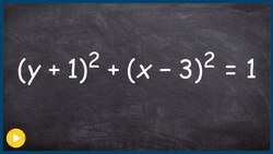 Find the vertices, foci and center of an ellipse Instructional Video