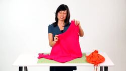 How to Cut Sleeves & Neck of a T-Shirt for No-Sew Tote Bag Instructional Video