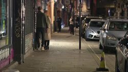 People being served at a late night bagel shop News Clip