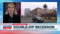Europe’s economy slid back into recession as US roared ahead News Clip