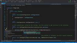 .NET Core Microservices - Configure ProductService and HttpClient in Startup Instructional Video