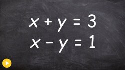 Solve a system of equations by graphing in standard form Instructional Video
