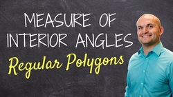 How do you find the measure of one interior angle of a polygon Instructional Video