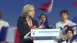 CLEAN : Presidential: Pecresse says for Macron, "I am the adversary to be destroyed" News Clip