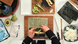 How to Make a Dragon Roll aka a Caterpillar Roll Instructional Video