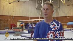 Ukraine gymnastics team trains in Qatar, far from war at home News Clip