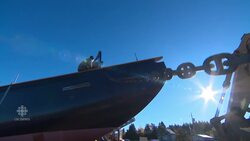 Nova Scotia cousins build homemade schooner News Clip