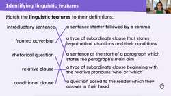 Identifying linguistic features and persuasive techniques Instructional Video