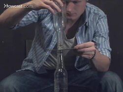 How to Do the Bill From Between Two Bottles Bar Trick Instructional Video
