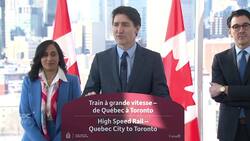 'This is real now': Trudeau says high-speed rail is coming to Canada News Clip