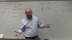 Using the quotient rule to take the derivative with natural logarithm Instructional Video