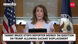 ‘STOP RIGHT THERE’: Tammy Bruce Shouts At Reporter In Tense Exchange Over Trump & Gazans News Clip