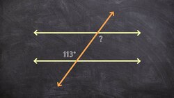 Using Alternate Interior Angles to Find the Value of an Angle Instructional Video