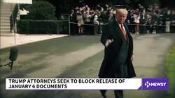 Trump Attorneys Seek To Block Release Of Jan. 6 Documents News Clip