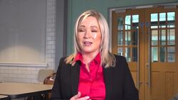 Interview with Sinn Fein vice president Michelle O'Neill News Clip
